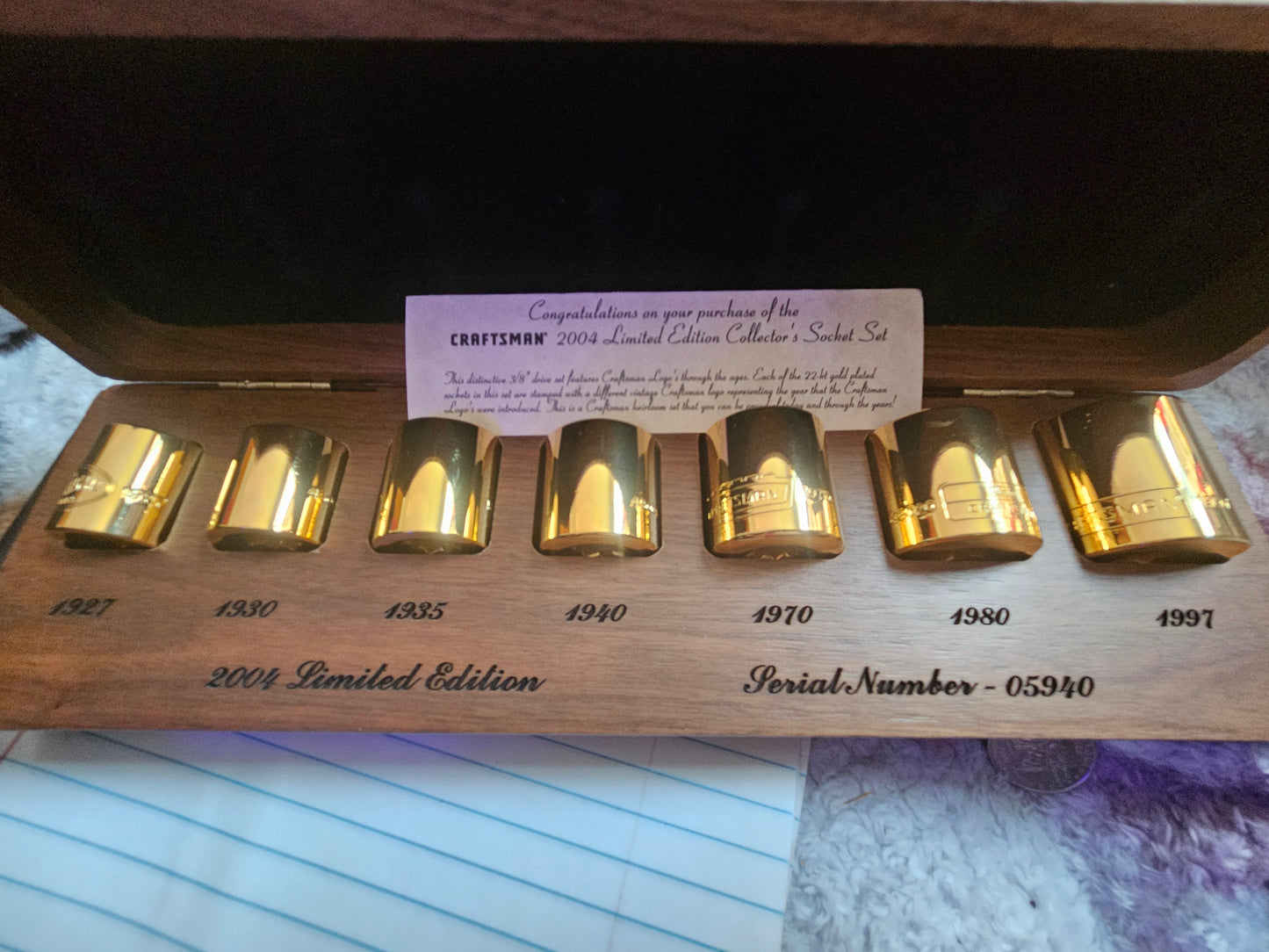 Craftsman 2004 Limited Edition Collector's Socket Set,